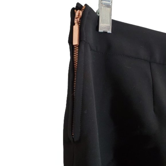 Cedric Charlier Couture Made in Italy Contrasting Cuff Ankle Pants Size 6 - Picture 5 of 13